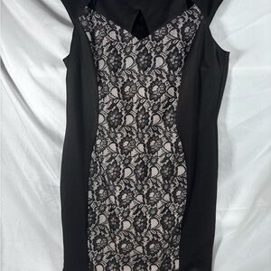 Aa Studio Black and White Lace Midi Dress Women’s size 16W.